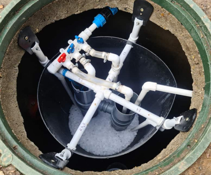 Установка биореактора «Гвоздь» в септик