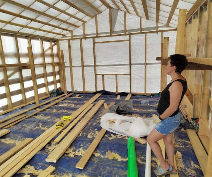 Монтаж каркасных конструкций, пристроек, террас